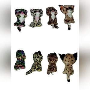 Ty Beanie Boo Buckwheat, Ty Beanie Boo Patches, Ty Beanie Boo Lacey, Ty Dotty